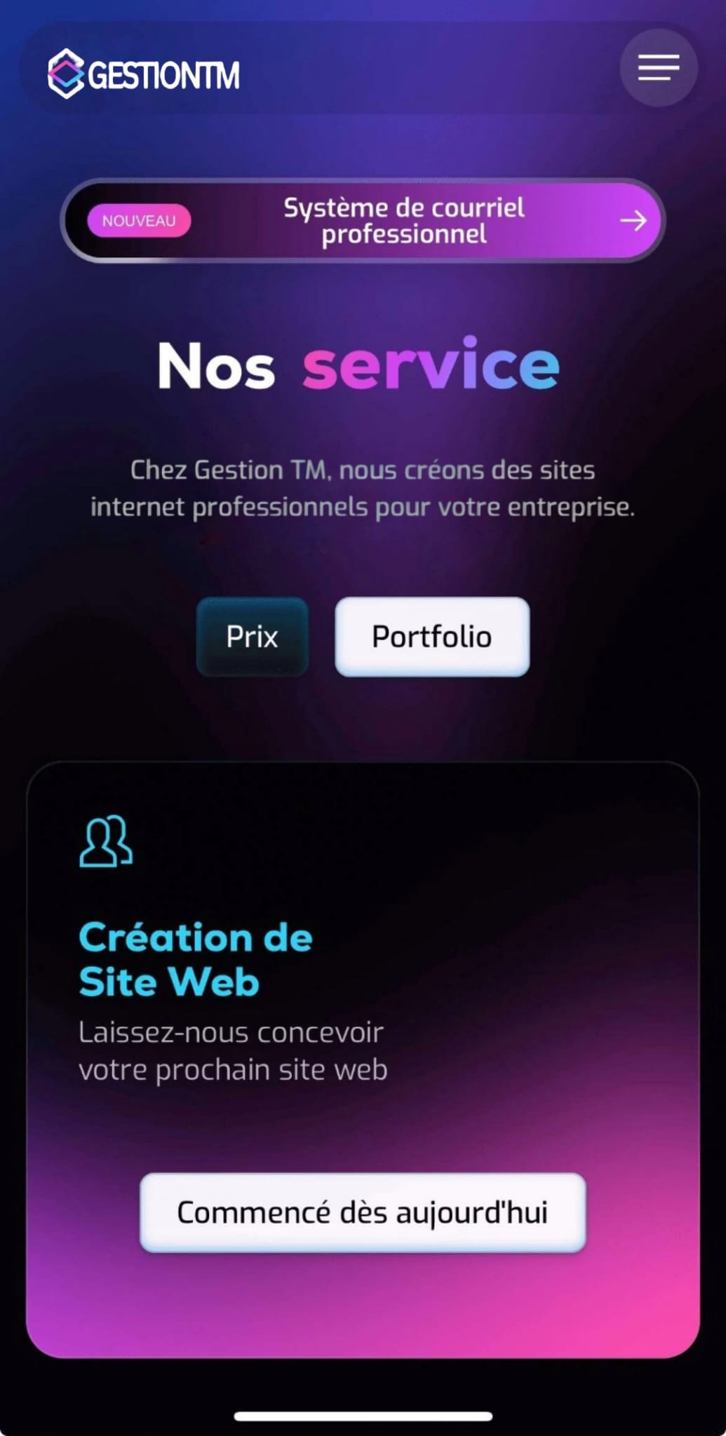 image services accueil